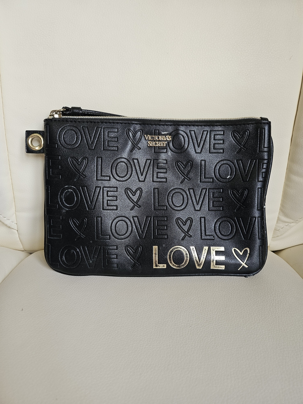 Victoria's Secret Black Makeup Pouch